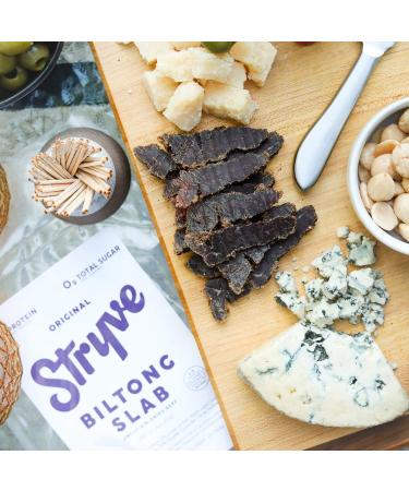 Stryve Biltong Charcuterie Slab - Original Flavor 8oz | High-Protein Snack - Buy Online on SooperMarket.com