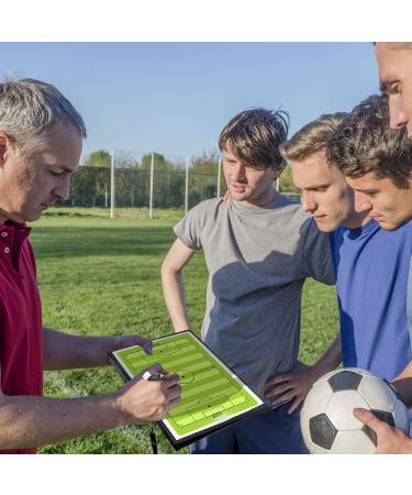 Soccer Coaching Board - Magnetic Clipboard for Football Training | Coach Gift with Writing Wipe Pen | Tactics & Strategies Tablet Board - Buy Online on SooperMarket.com