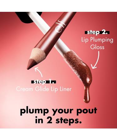 eleven.Lip Clumsy Gloss - High-Gloss Vegan Liquid Lip Paint for Fuller Lips | Moisturizing Chocolate Praline (2.7 ml) - Buy Online on SooperMarket.com