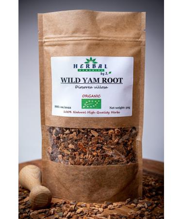 Wild Yam Root Dried Herb 50g - Dioscorea villosa Menopause Support Liver Gallbladder- Herbal Remedies by J.