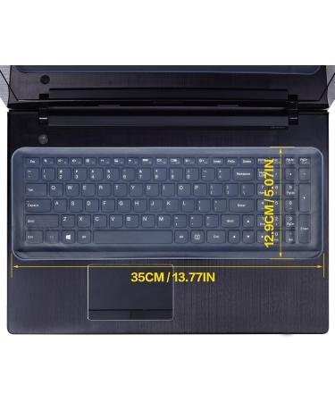 Clear Silicone Keyboard Cover for 15.6-16 inch Laptop Notebook with Numeric Keypad - Anti Dust & Waterproof Protector - Buy Online on SooperMarket.com