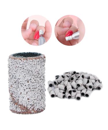 Nail Sanding Circle Bands Nail Art Sanding Bands Pedicure Polishing File 100 Pieces Manicure Sanding Bands Nail Drill Bits Accessories Nail Drill Remove Dead Skin (80#) - Buy Online on SooperMarket.com