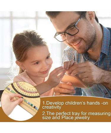 Jutom Bead Design Board and Measuring Mat Set - Craft Supplies for DIY Jewelry Making - Buy Online on SooperMarket.com