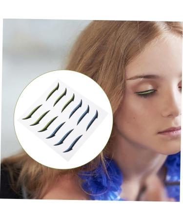 Didiseaon 108 Pairs Glitter Eyeliner Glitter Eyelid Tape Eye Make up Eyeliner Invisible Eye Line Strips Doublesided Tape Korean Eyelid Tape Eyeliner Transfer Eyes Miss Sticker Skin Patch - Buy Online on SooperMarket.com