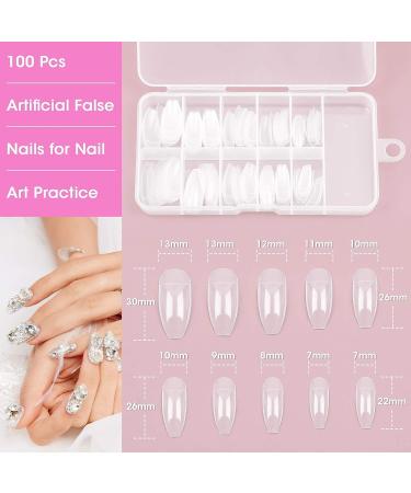 Flasoo Acrylic Nail Holder Stands Set with Magnetic Tip Holders - Silver - Buy Online on SooperMarket.com