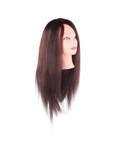 Crazy sales doll head with hair hairdresser doll hairdressing training head setting 25.6 inch cutting hair doll for hairdressers cosmetic students