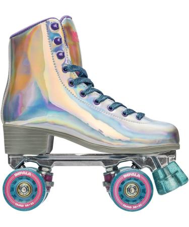Marawa Rose Gold Holographic Impala Quad Skate - Size 9 - Buy Online on SooperMarket.com