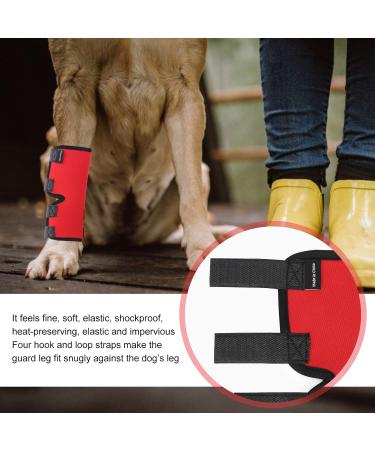 Pet Knee Brace Flexible Dog Leg Support Brace Impervious Shock Proof Dog for Pet(red S) - Buy Online on SooperMarket.com