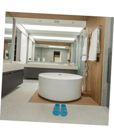 MAGICLULU 2 Pairs Slippers Quick Drying Shower Slippers Green Home Indoor Slippers Non Dorm Shoes Gym Foot Spa Soak Tub Shower Footware Massaging Travel Pvc Household Plastic Barrel 25x9.5cm 8x2pcs Bluex2pcs - Buy Online on SooperMarket.com