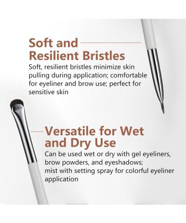 Eyeliner Brush - Crescent-Shaped Eyeliner & Brow Brush for Perfect Precision | International Shipping Available - Buy Online on SooperMarket.com