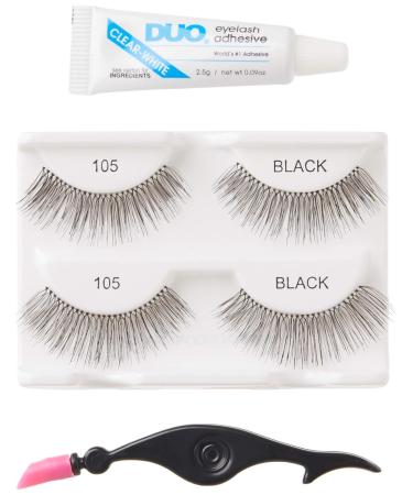 Ardell Deluxe Pack 105 Black Eyelashes - 25g | International Shipping Available - Buy Online on SooperMarket.com