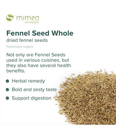 Mimea Fennel Seed Whole | 1kg | Quality Ingredients | Great for Cooking | Herbal Remedy | Natural | Great for Pickling - Buy Online on SooperMarket.com