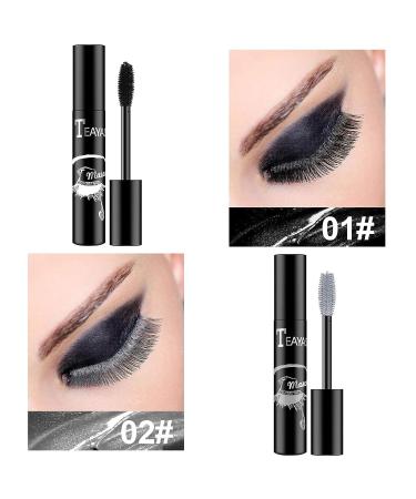 Gireatick Colorful Mascara Set - 7 Colors, Natural Waterproof 4D Silk Fiber Lash Mascara - Buy Online on SooperMarket.com