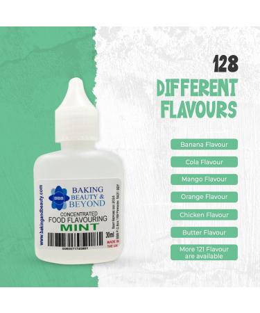 Baking Beauty and Beyond Concentrated Food Flavouring Oil - Dozen of Professional Quality Food Grade Flavouring Oil for Candy Making Baking Cooking Lip Balm and Lip Gloss - Mint (50ml) - Buy Online on SooperMarket.com
