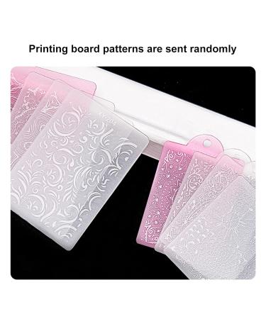 Wirlsweal Nail Art Stamp Set - Trendy Elastic & Soft Textured Nail Tool for Women | Easy to Clean Nail Stamps - Buy Online on SooperMarket.com