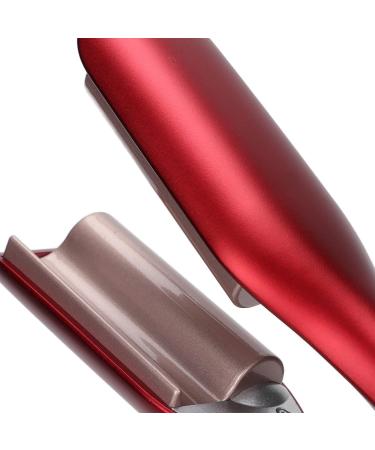 U-Shaped Curling Iron | Portable Hair Curler with 5 Adjustable Modes | Safety PTC Heating - Red - Buy Online on SooperMarket.com