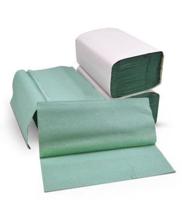 Defacto paper towels towel paper 5000 zigzag 25x23 cm folding towels towels for donors 1-layer green 1 piece (1 Pack) green