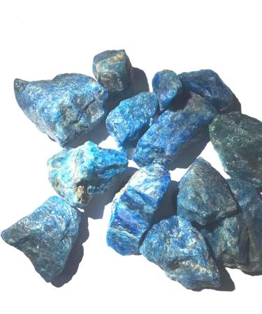 Natural Crystal Rough 100g Rough Gemstone Natural Apatite Crystal Rough Raw Stone Rock Specimen Stone Specimen 2-4cm Blue - Buy Online on SooperMarket.com