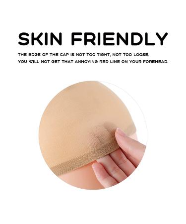 Appearanz Women's Wig Caps for Lace Front Wigs - Pack of 6 (Beige) - Buy Online on SooperMarket.com