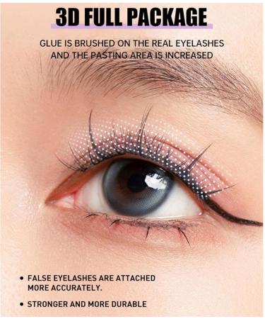 Cluster Lash Glue | Seal Lash Glue - Long Lasting Individual Lash Mascara Glue Dual-Ended Eye Lash Glue Mascara Cluster Eyelash for Women Girls - Buy Online on SooperMarket.com