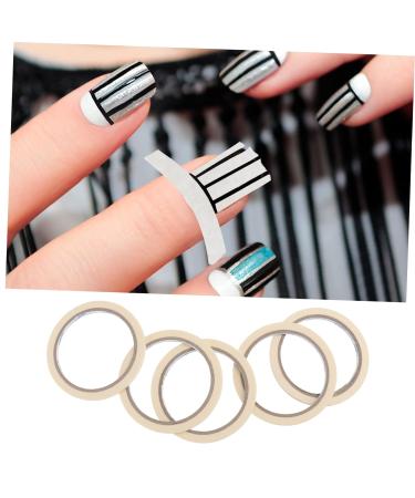 STAHAD 5Pcs manicure tool line Stripping decorate nail line nail polish pattern nail glue adhesive tape Stripe tape nail Masking Line Nail Art tape roll major nail Glue Tape - Buy Online on SooperMarket.com