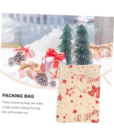 KOMBIUDA 24pcs Countdown Candy Bag Burlap Bags 24 Days Christmas Advent Bags Christmas Candy Bag Wreath - Buy Online on SooperMarket.com