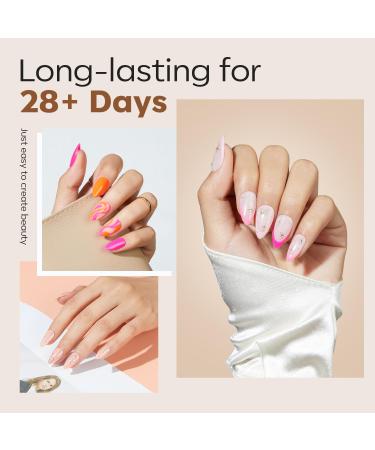Modelones 216pcs Full Cover Nail Tips Set - Soft Gel PMMA Resin 12 Sizes Short Almond DIY Nail Art & Designs - Buy Online on SooperMarket.com