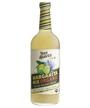 Tres Agaves Organic Margarita Mix 1L (Pack of 2) 33.8 Fl Oz (Pack of 2)