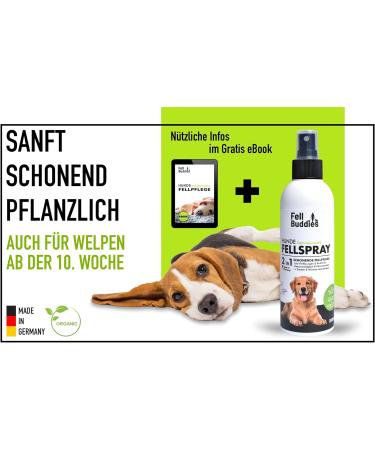 Fellbuddies Fur Care Spray - Natural Dog Cosmetics for Mats & Nodules | Improved Smoothness & Combability - Buy Online on SooperMarket.com