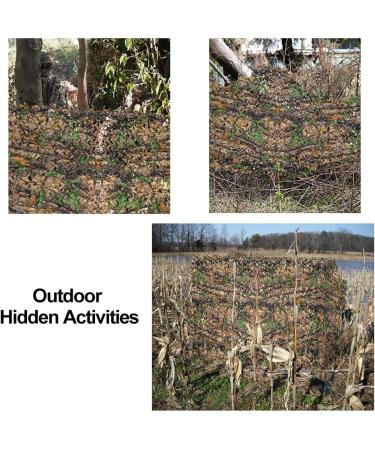 FLYEGO Camo Netting Bulk Roll - Lightweight Waterproof Mesh Net for Hunting, Sunshade, Decoration - 5ft x 16.4ft - Camouflage Netting for Duck Hunting and Car Cover - Buy Online on SooperMarket.com