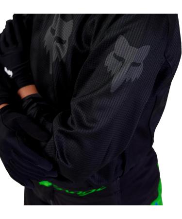 Fox Racing Unisex Kids Blackout Jersey Windbreaker | Youth Size L - Best for All Weather - Buy Online on SooperMarket.com