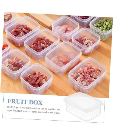 FUNOMOCYA 6pcs Crisper Containers for Food Refrigerator Organizer Keeper Kitchen Vegetable Boxes Dumpling - Buy Online on SooperMarket.com