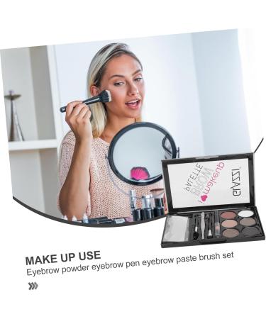 MAGICLULU 4 Sets Eyebrow Powder Set Eyebrow Brush Makeup Brush Makeup Supply Eyebrow Pencil Water Proof Miss - Buy Online on SooperMarket.com