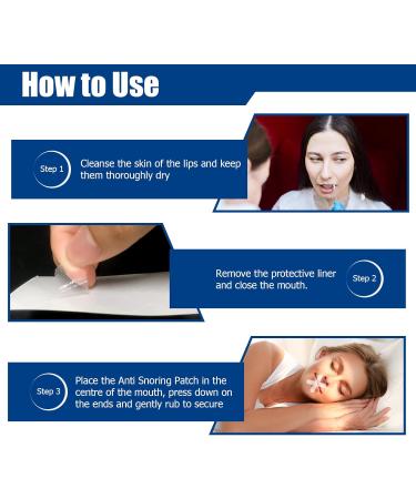 Sleeping Mouth Tape - Anti Snoring Strips for Improved Nasal Breathing & Better Nighttime Sleep - Buy Online on SooperMarket.com