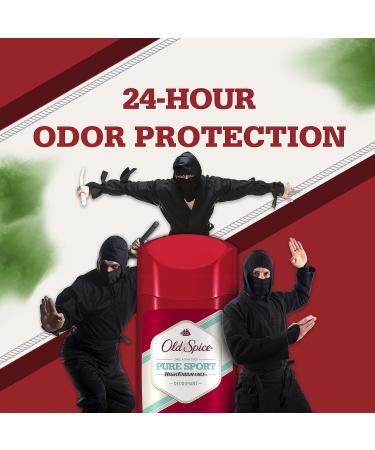 Old Spice High Endurance Pure Sport Deodorant for Men 3 oz Twin Unscented 3 Ounce (Pack of 2) - Buy Online on SooperMarket.com