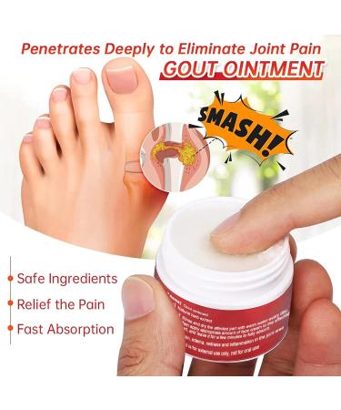 4Pcs Bunion & Joint Pain Relief Cream Set - Soothes Toe Stiffness, Gout, Cervical Spine & Knee Pain - Buy Online on SooperMarket.com