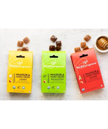 Wedderspoon Natural Manuka Honey and Ginger with Echinacea Drops (20 Drops per box) - Buy Online on SooperMarket.com