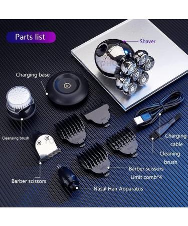 GeRRiT 7D Electric Razor for Men - Waterproof Multi-Function Shaver with LCD Display | Best Electric Razors for a Smooth Shave - Buy Online on SooperMarket.com