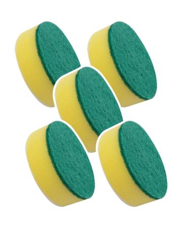 Horsepower 5 Heavy-Duty Sponges for Cordless & Rechargeable Scrubber AS-SEEN-ON-TV Long-Lasting Scouring Pads Perfect for Cleaning Dishes Removing Grease and Grime