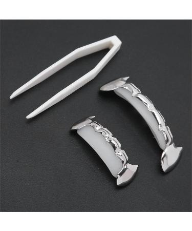 Shop Hip-Hop Teeth Set | Reusable Silver Costume Accessories for Men & Women - Perfect for Halloween & Parties! - Buy Online on SooperMarket.com