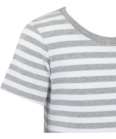 Kaycey Special Needs Clothing: Short Sleeve Bodysuit for Children 15-16 Years - Grey/White - Buy Online on SooperMarket.com