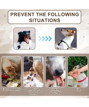 Soft Breathable Muzzle for Medium to Large Dogs - Anti-Barking Chewing | Perfect Pet Gift (L) - Buy Online on SooperMarket.com