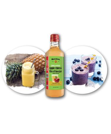 Marukan Organic Apple Cider & Rice Vinegar Drink Blend 24 oz Glass Bottle (Pack of 1) - Buy Online on SooperMarket.com