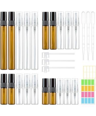 Dbuwqips 28 Pieces Travel Perfume Atomizer Perfume Holder Travel Refillable Travel Perfume Bottle Perfume Refillable for Perfume Dispensing Aromatherapy - Buy Online on SooperMarket.com