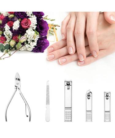 Cater Manicure Nail Clippers Set - Professional 12Pcs Grooming Kit with Luxurious Travel Case - Buy Online on SooperMarket.com