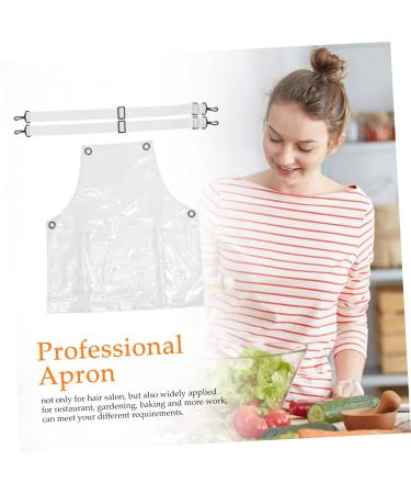 BELLIFFY Barber Apron Hair Apron Stylist Apron Hair Cutting Apron Clear Aprons for Hair Stylist Apron for Hair Stylist Salon Aprons for Hair Stylist Hairdresser Apron Adjustable Apron - Buy Online on SooperMarket.com