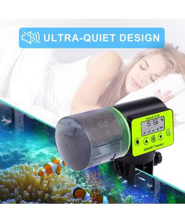 KINOEE Automatic Fish Feeder - Digital Auto Fish Feeder Aquarium Tank Timer Feeder Vacation & Weekend 2 Fish Food Dispenser - Buy Online on SooperMarket.com