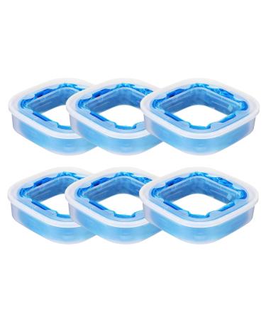 6 Pack Cat Litter Refills Bags 32.8Ft Anti Odour Litter Locker Compatibility with Thickened Plastic Leakproof Large Trash Bag Litter Locker Refill - Original Refill Cartridge is Included