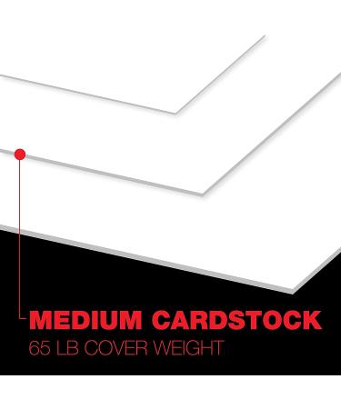 Accent Opaque White 8.5  x 11  Cardstock Paper  65lb  176gsm   250 Sheets (1 Ream)   Premium Medium Weight Smooth Cardstock  Printer Paper for Invitations  Menus  Business Cards   188560R 65lb 1 Ream | 250 Sheets Letter ... - Buy Online on SooperMarket.com