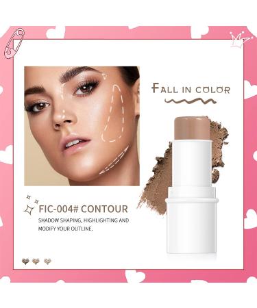 Go Ho 3D Wonder Stick Contour & Lip Cream-to-Powder Makeup - 004 Contour - Buy Online on SooperMarket.com